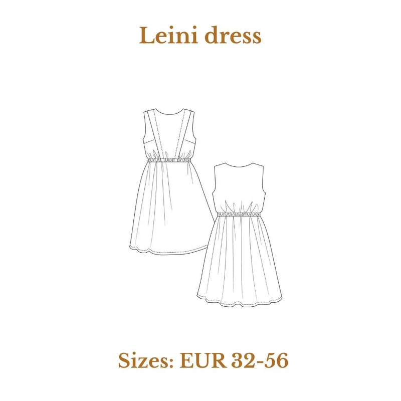 PATRON DE COUTURE PDF | Robe mini LEINI | Named Clothing