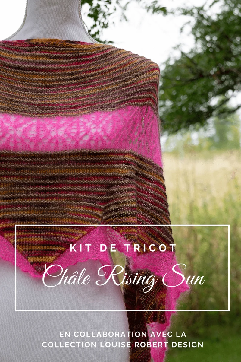 Rising Sun Shawl Knitting Kit
