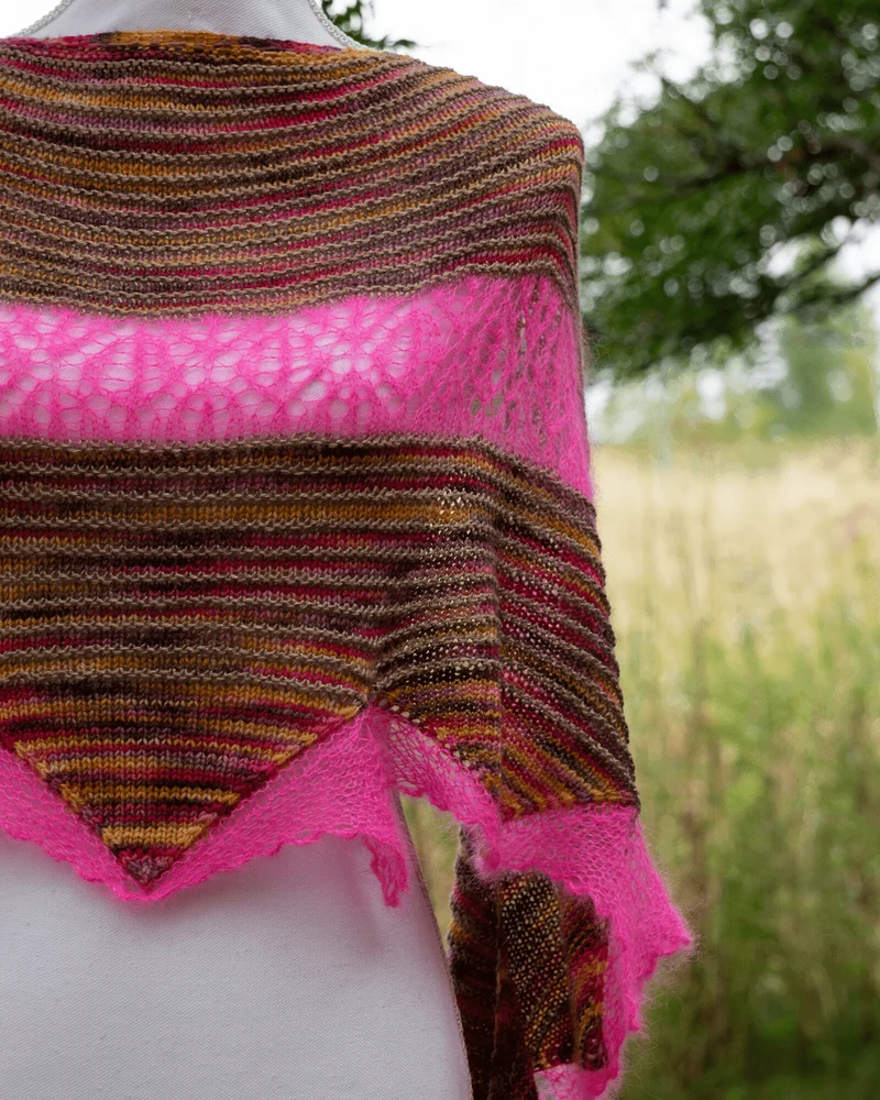 Rising Sun Shawl Knitting Kit