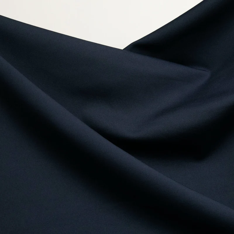 Tissu scuba | Bleu marine foncé | Nadya Toto Designer Deadstock