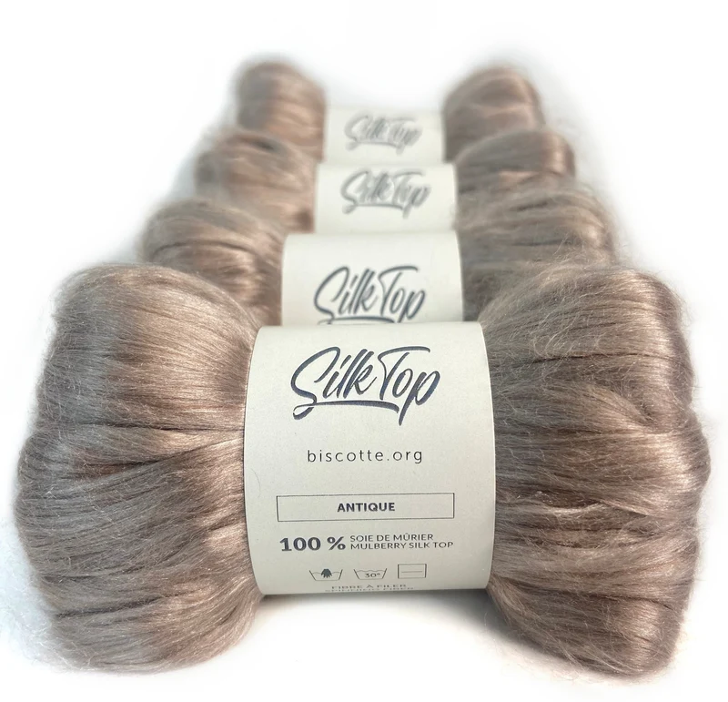 Silk Top - Spinning Fiber