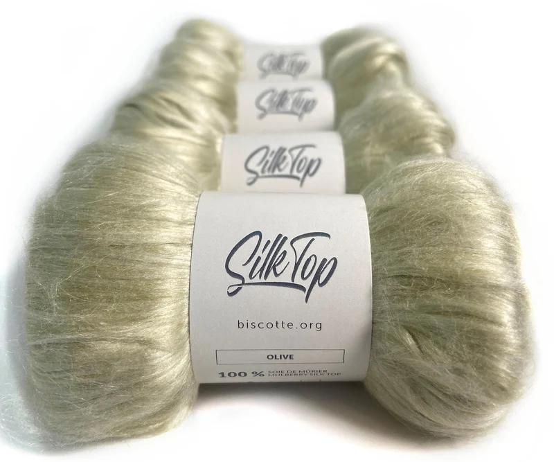 Silk Top - Spinning Fiber