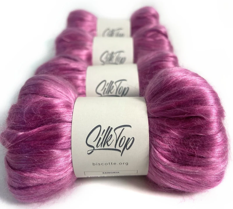 Silk Top - Spinning Fiber