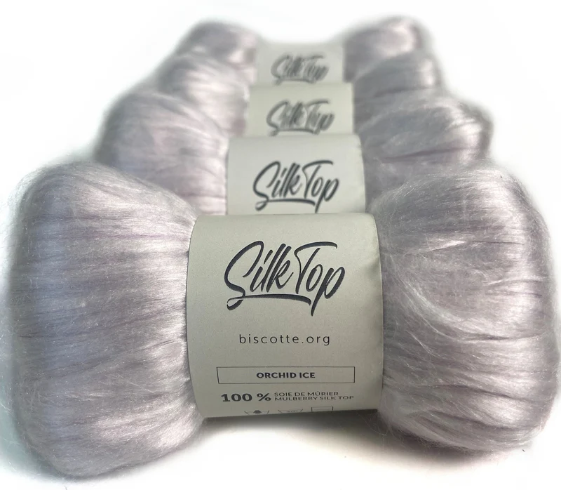Silk Top - Spinning Fiber