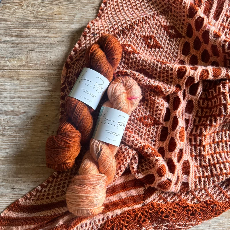 Perspective Shawl | Knitting pattern and Optional kits