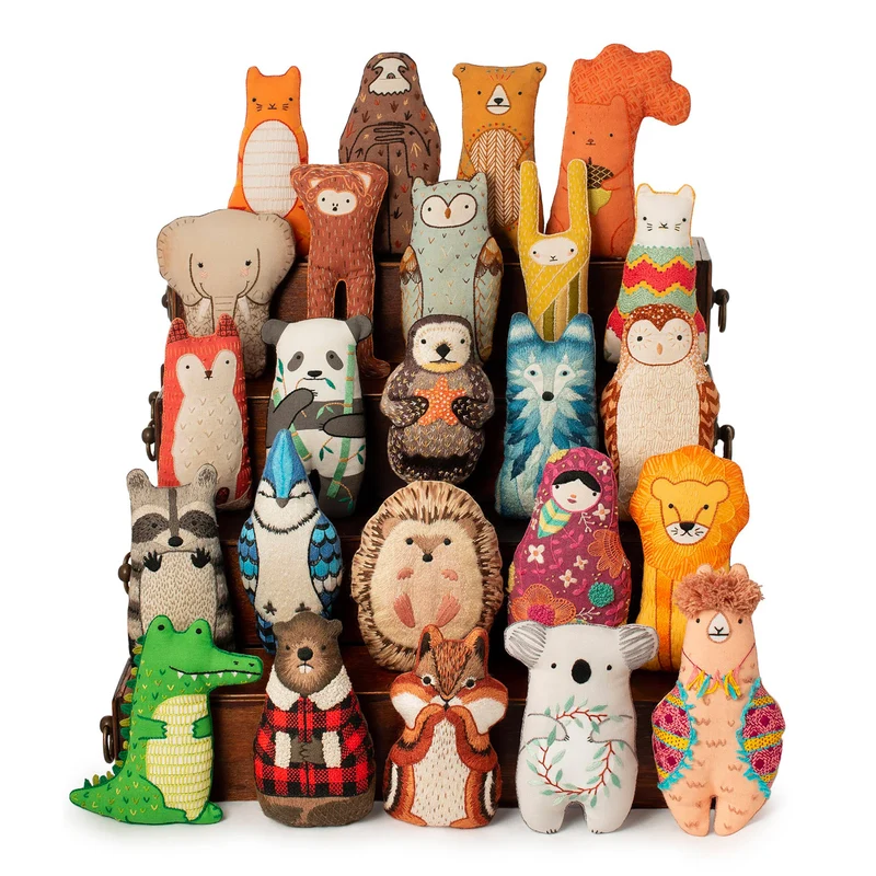 Kit de Broderie Doll ou Felted Bear - Kiriki