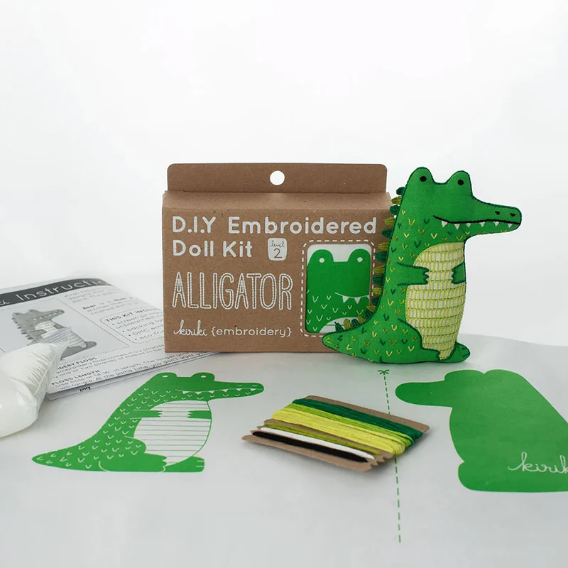 Kit de Broderie Doll ou Felted Bear - Kiriki