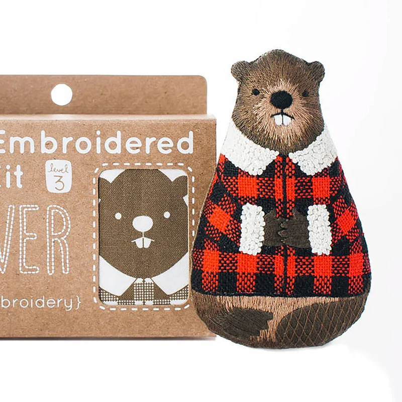 Kit de Broderie Doll ou Felted Bear - Kiriki