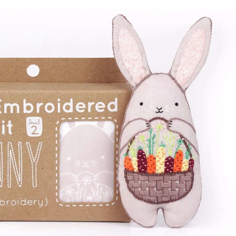 Kit de Broderie Doll ou Felted Bear - Kiriki