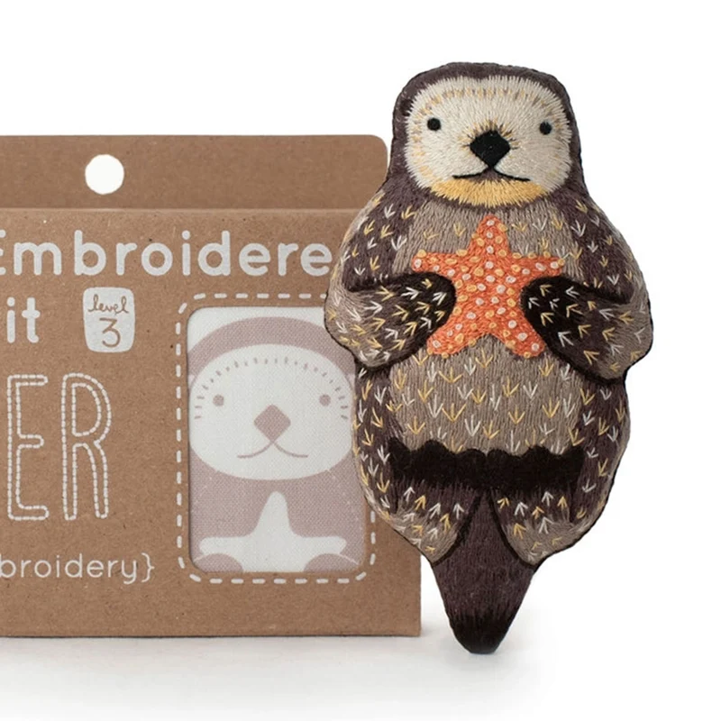 Kit de Broderie Doll ou Felted Bear - Kiriki