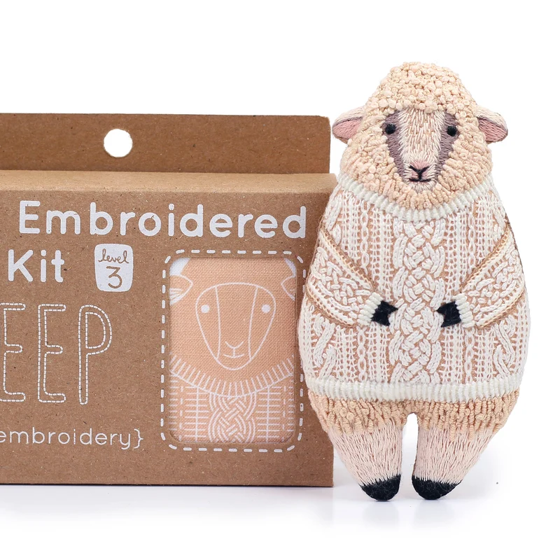 Kit de Broderie Doll ou Felted Bear - Kiriki