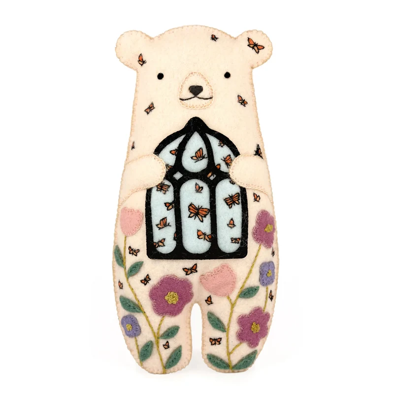 Kit de Broderie Doll ou Felted Bear - Kiriki