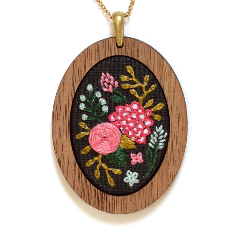 Kit de Broderie Hoop et Pendant - Kiriki