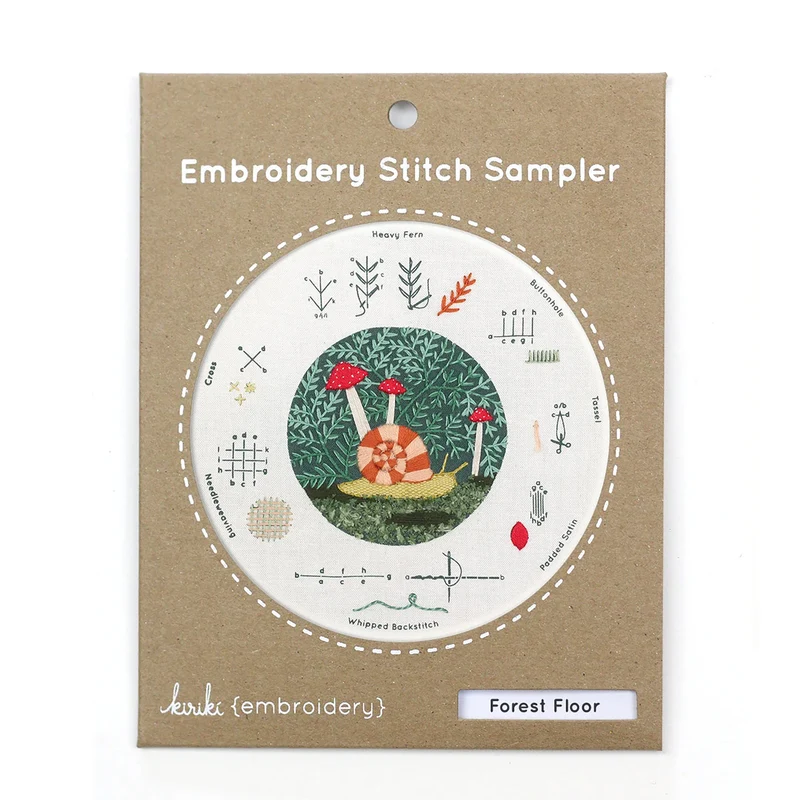 Kit de Broderie Sampler Stitch - Kiriki