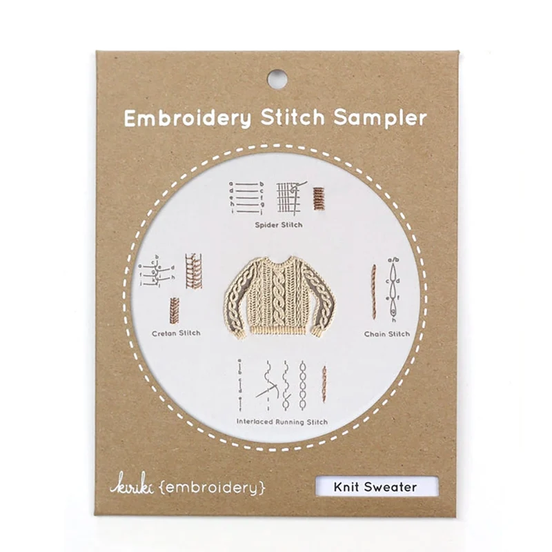 Kit de Broderie Sampler Stitch - Kiriki