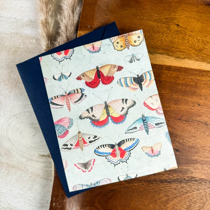 Postcard-Style Greeting Card with Envelope