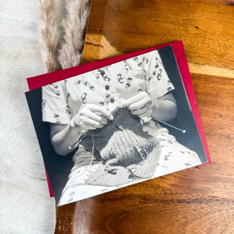 Postcard-Style Greeting Card with Envelope