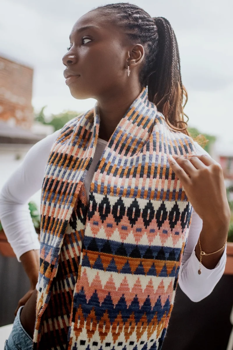 Zoe Cowl | Knitting pattern & kits