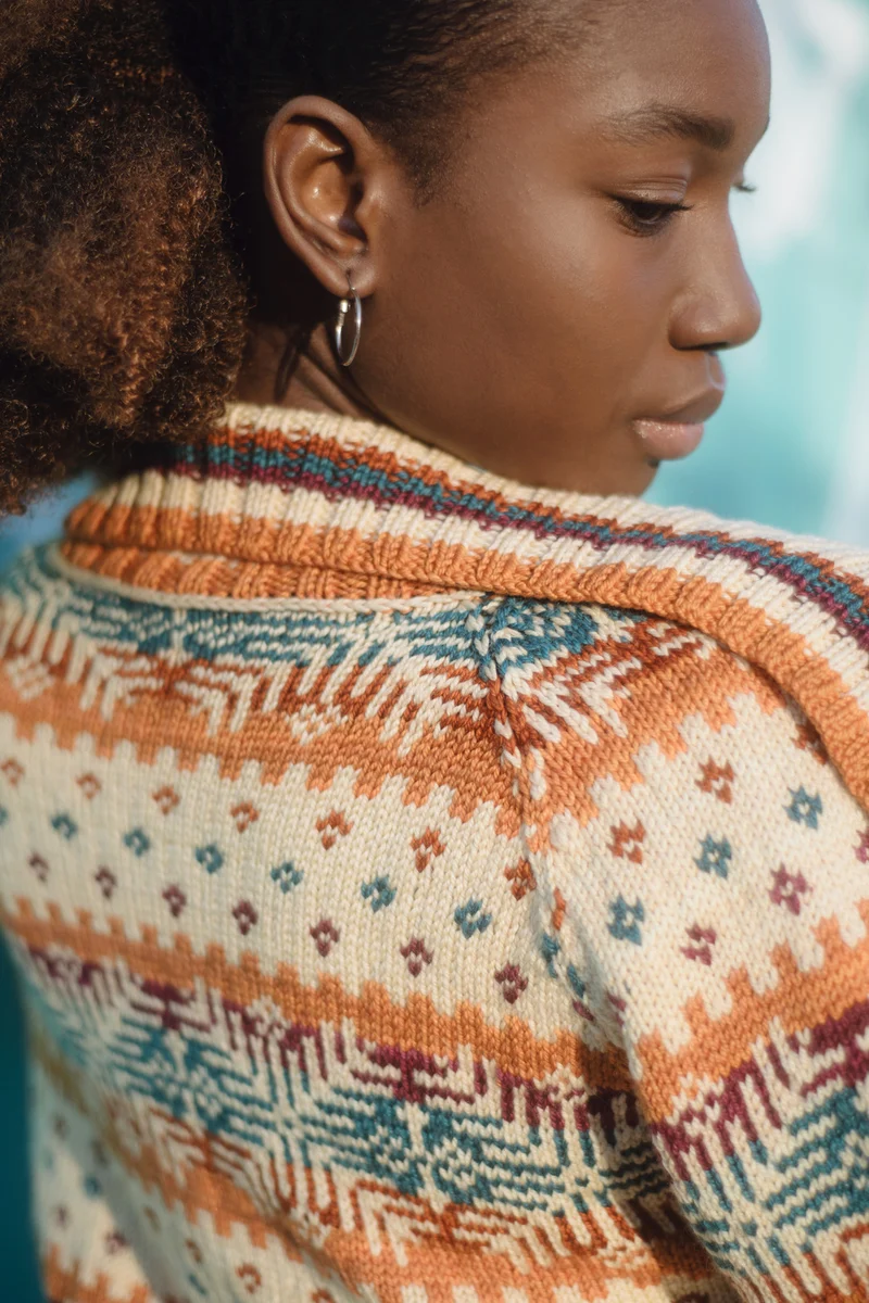 Nora Cardigan - Knitting pattern and knitting kits