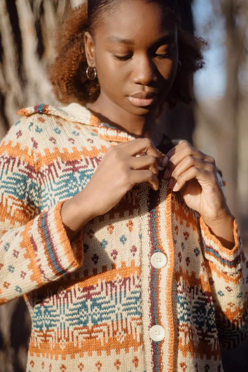 Nora Cardigan - Knitting pattern and knitting kits