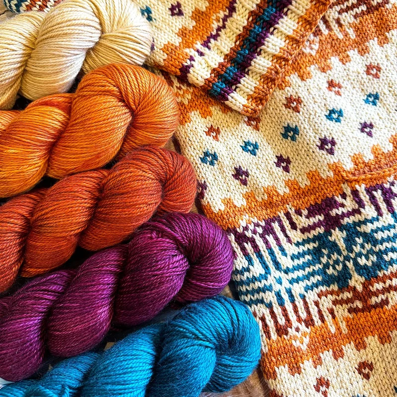 Nora Cardigan - Knitting pattern and knitting kits