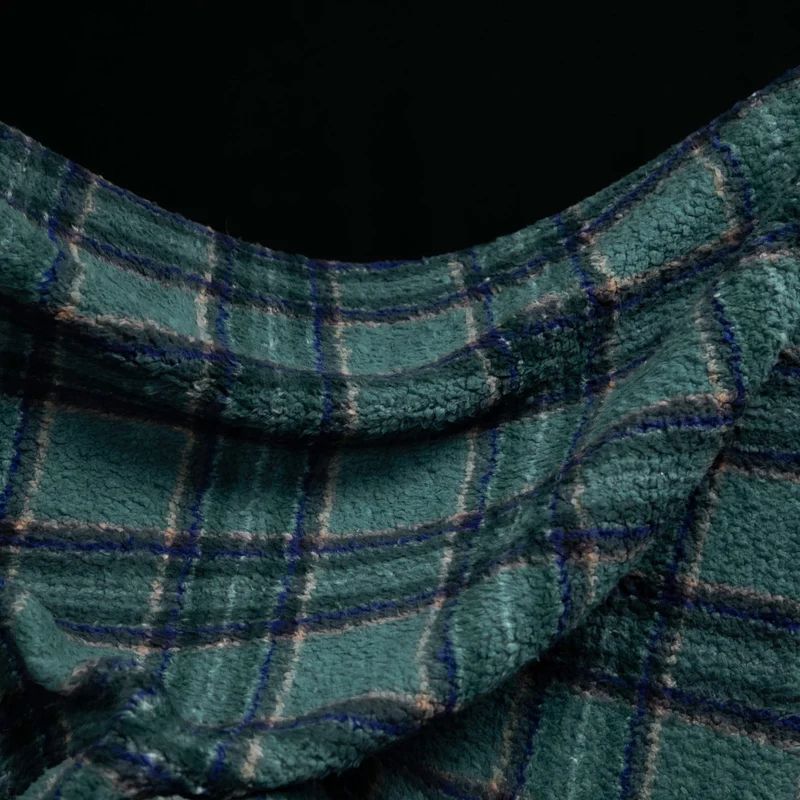 Tissu Sherpa | Carreaux | Katia Fabrics
