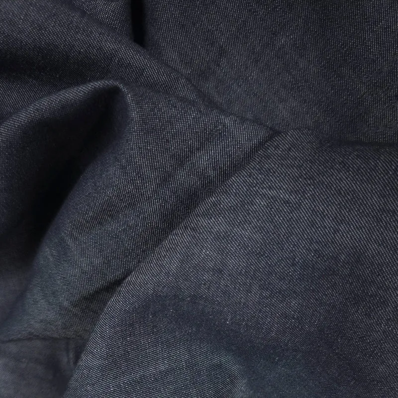 Chambray de coton | Bleu foncé | 1 M | FIN DE ROULEAU