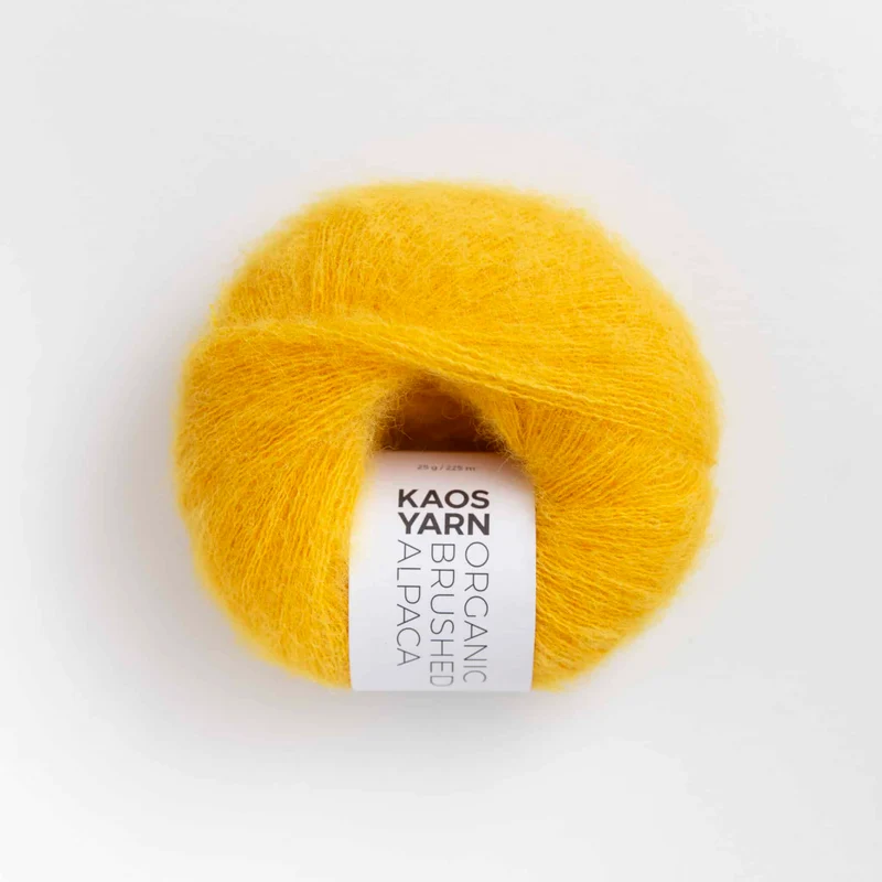 Halo Brushed Alpaca (Organic) - Kaos Yarn