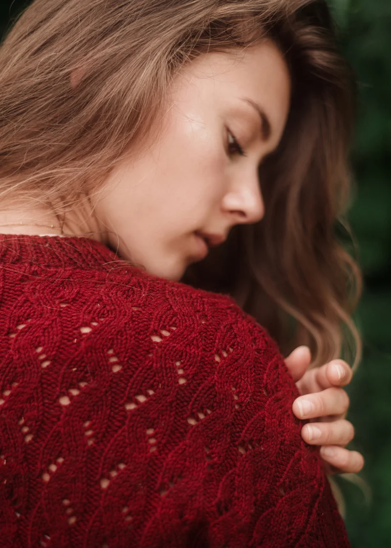 Olivette Mock Cable Sweater | Knitting kits