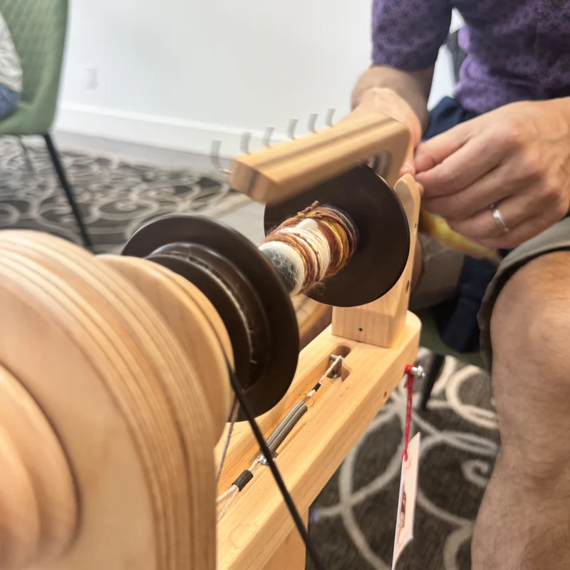 Beginner Spinning on a Wheel Class CONTACT YOUR LYS