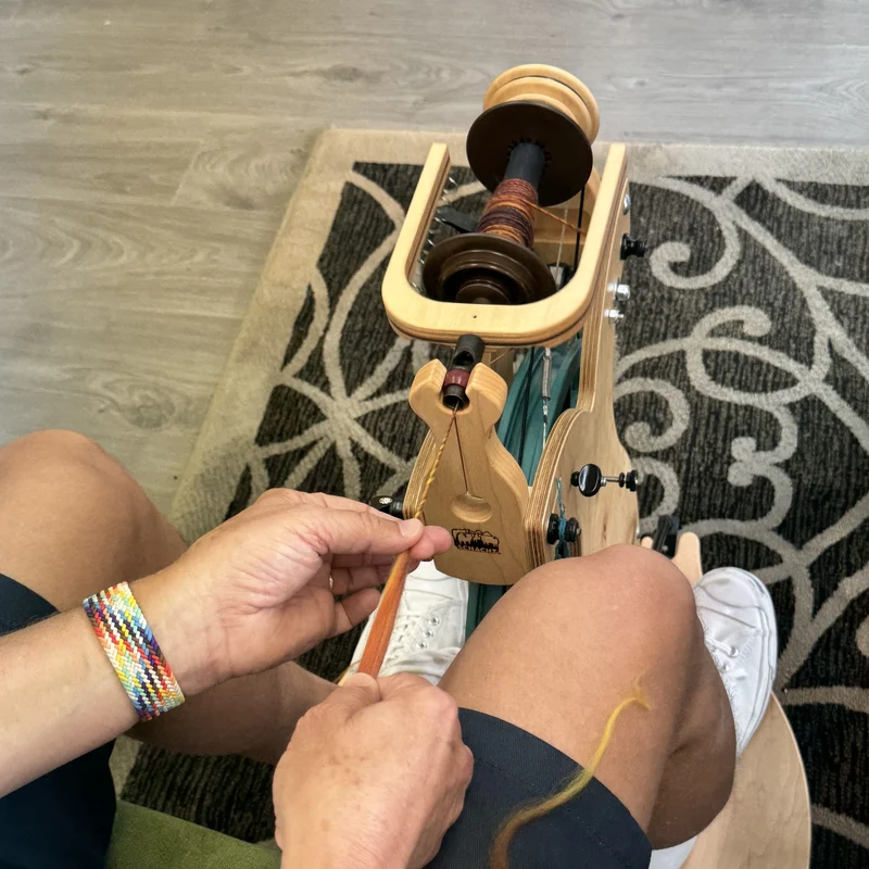Beginner Spinning on a Wheel Class CONTACT YOUR LYS