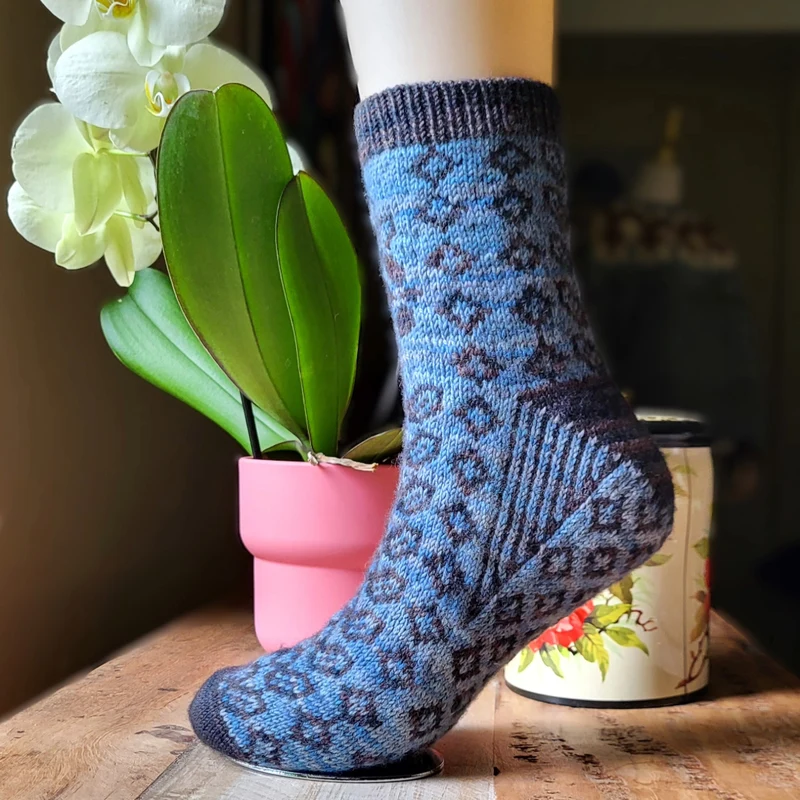 Martha Socks - Knitting pattern and knitting kits