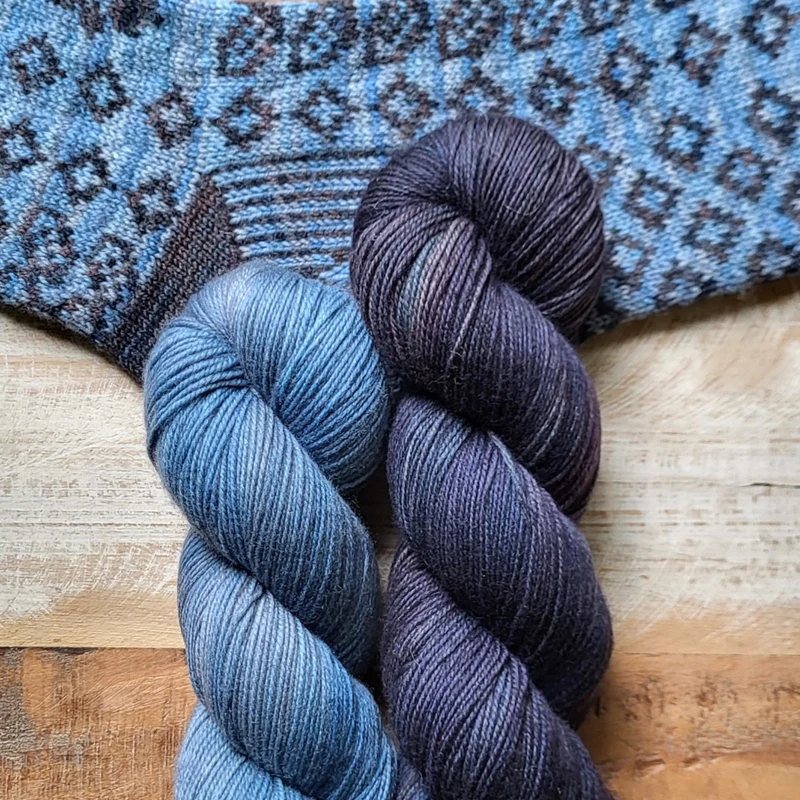 Martha Socks - Knitting pattern and knitting kits