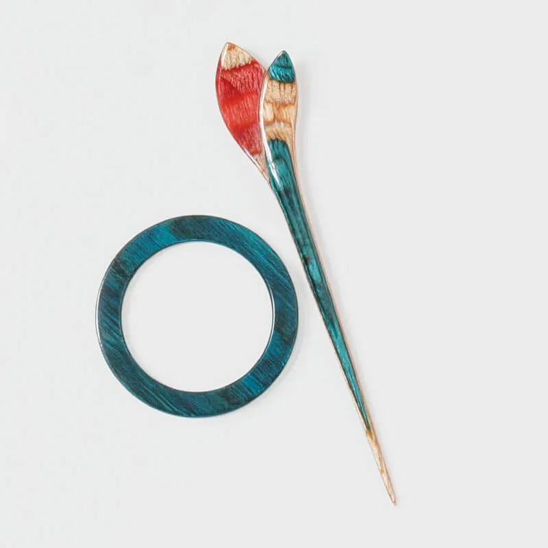 Broche pour Châle Flora Lily KnitPro