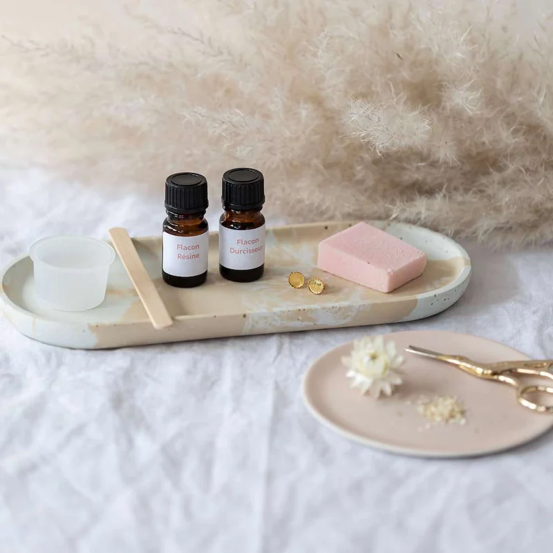 Kit DIY petites boucles d'oreilles blanches