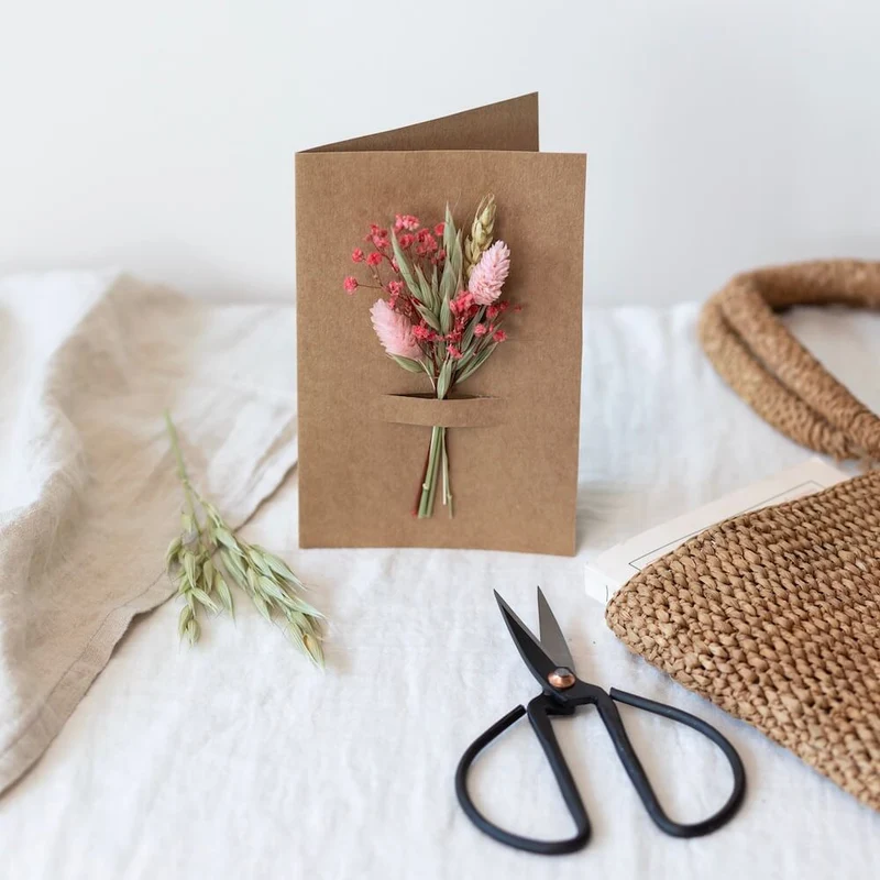 Kit DIY cartes postales fleuries