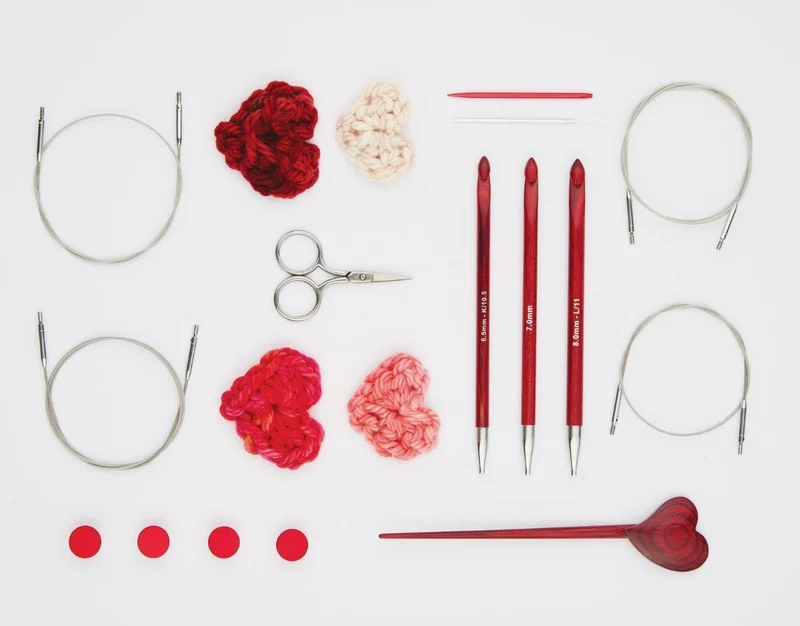 knit pro ensemble de crochets tunisiens Amore