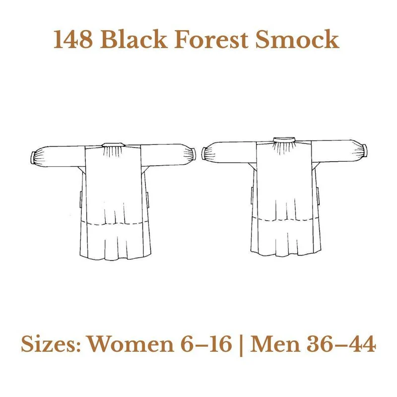 PATRON DE COUTURE PDF | 148 Sarrau de la Forêt-Noire | Folkwear | UNISEXE