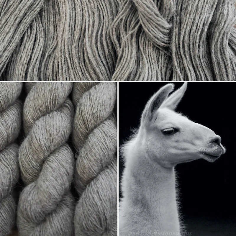 Base Valeriane • Bébé lama gris