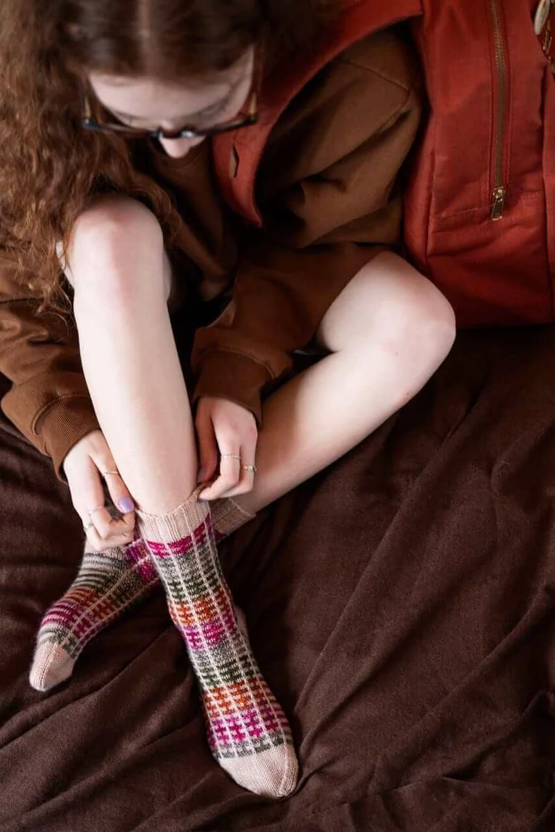 Trestle Socks - Knitting pattern and knitting kits