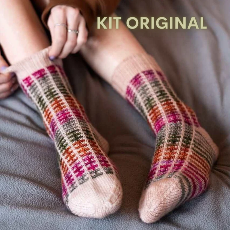Trestle Socks - Knitting pattern and knitting kits