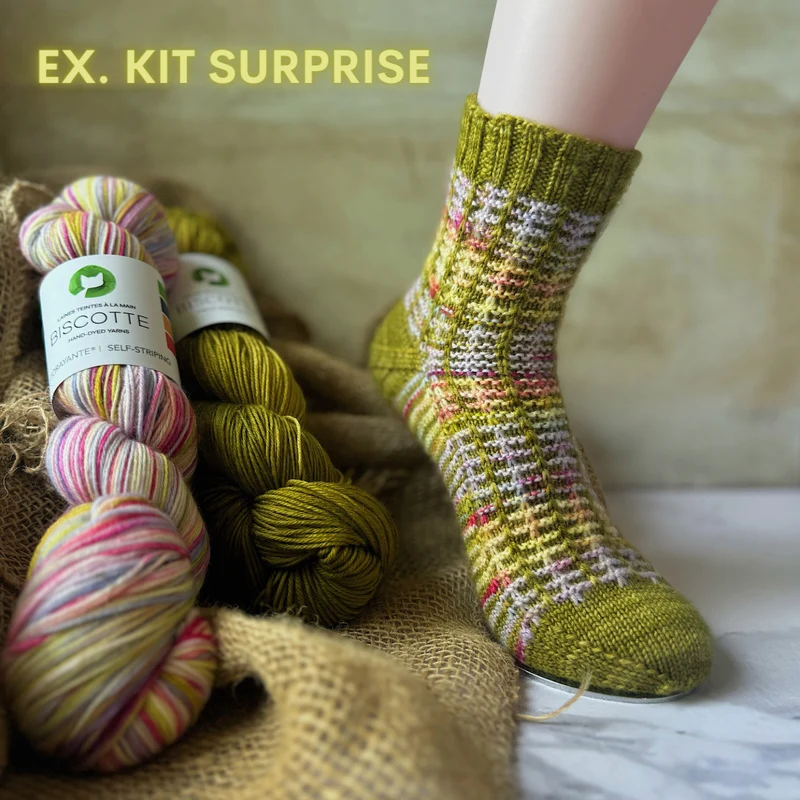 Trestle Socks - Knitting pattern and knitting kits
