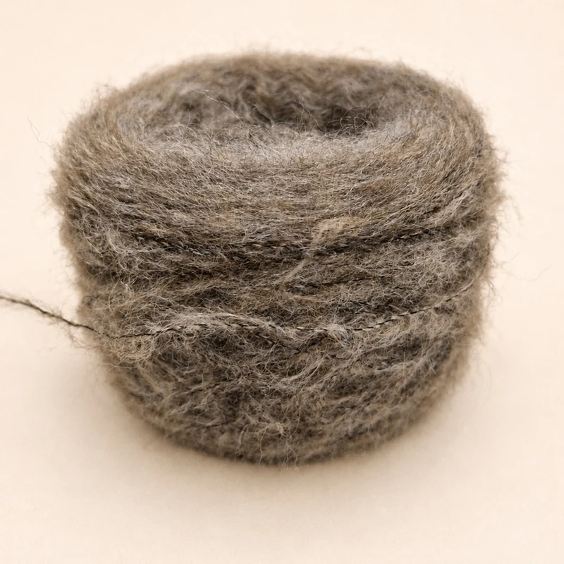 Fil Italien Macumba Elite – Mohair & Laine Mérinos – Doux et Duveteux – 50 g – Noir, Beige ou Marron