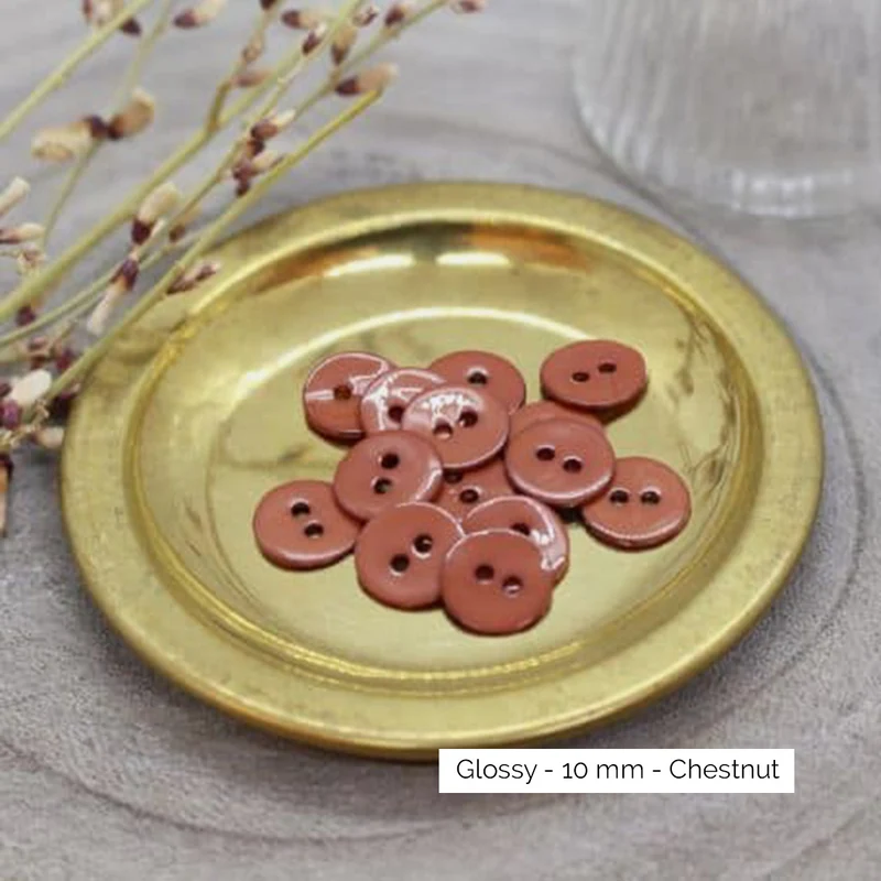 Boutons Glossy - Atelier Brunette