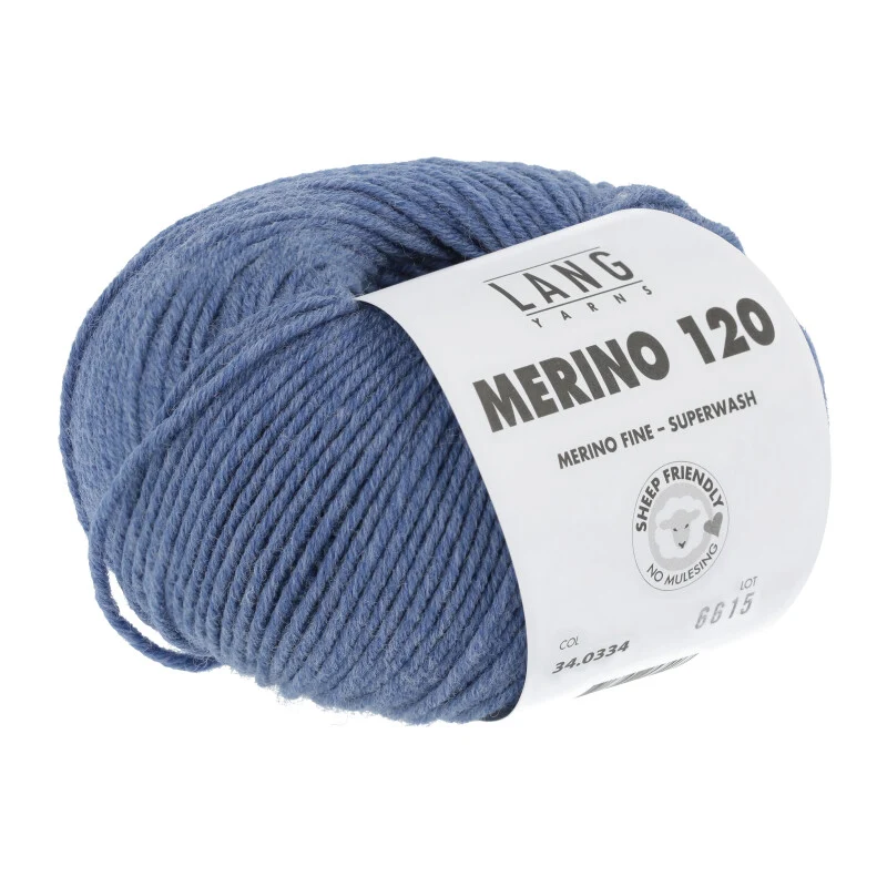 laine mérinos 120 mélangée de Lang Yarns