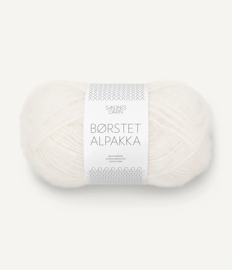 sandnes garn borstet alpakka