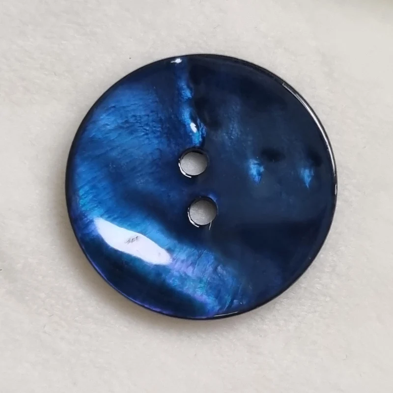 Bouton en Nacre Agoya – – 2 Trous – 15 mm 18 mm 22 mm 27 mm 35 mm– Brillant et Naturel