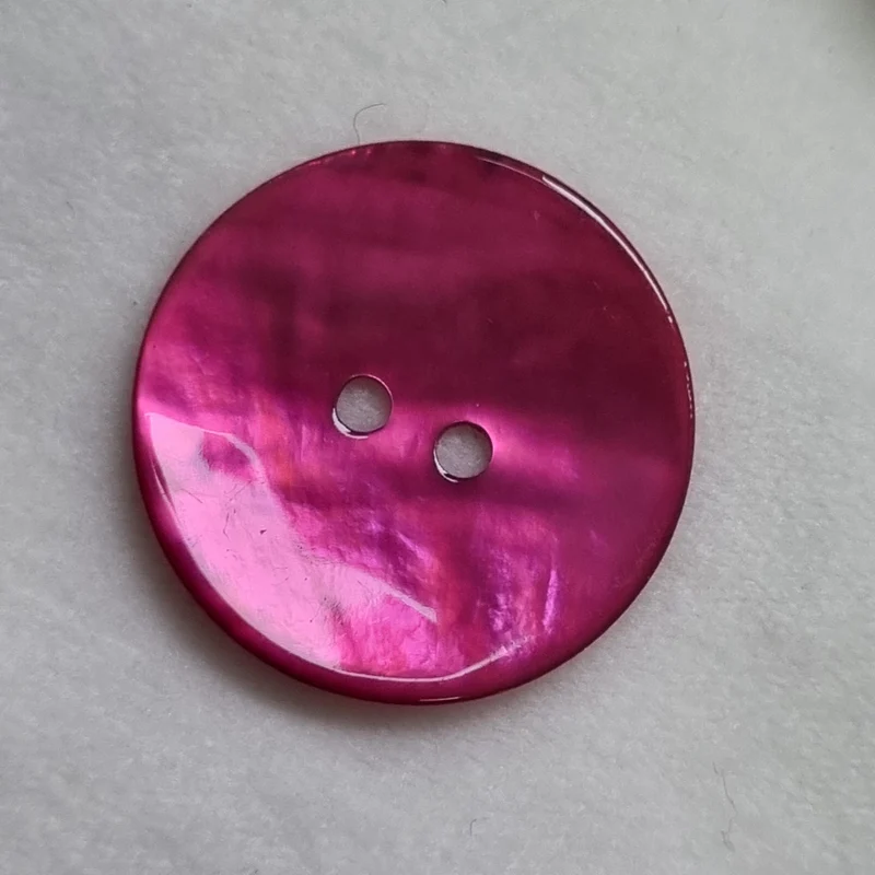 Bouton en Nacre Agoya – – 2 Trous – 15 mm 18 mm 22 mm 27 mm 35 mm– Brillant et Naturel