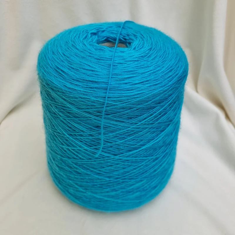 Fil Mérinos 100% – Fabriqué en Italie – couleur turquoise - 50g (~190 m)