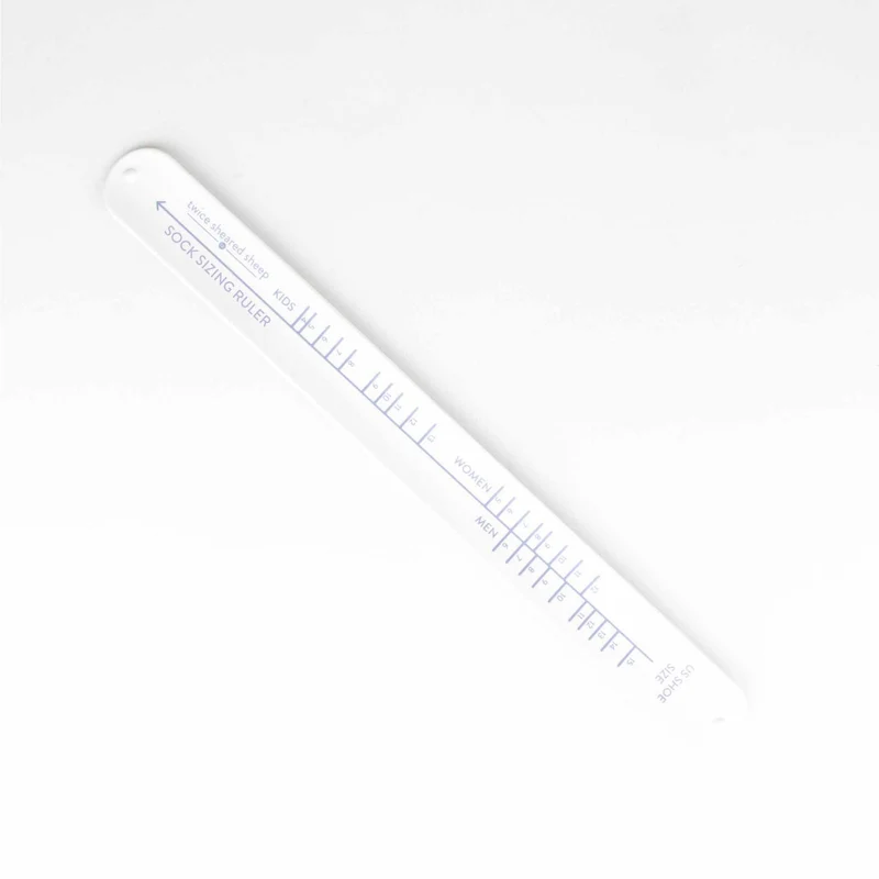 Sock Ruler Flexible - Twice Sheared Sheep